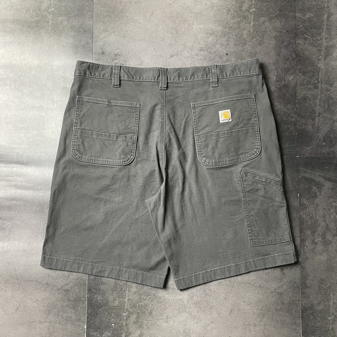 CARHARTT 칼하트 그레이 유틸리티 워크 하프팬츠 A01053 상품이미지5