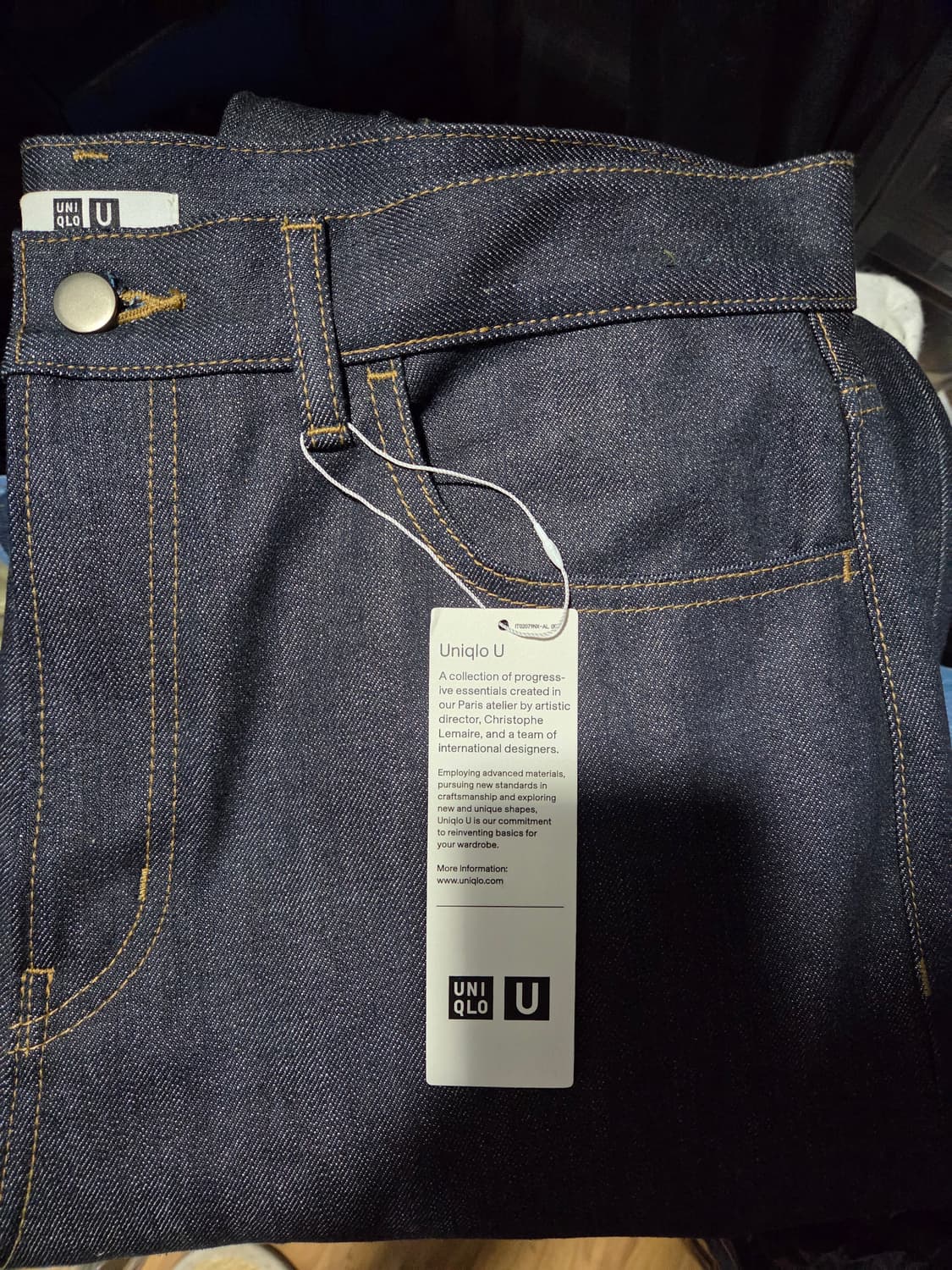  유니클로U 셀비지 데님 33 상품이미지3