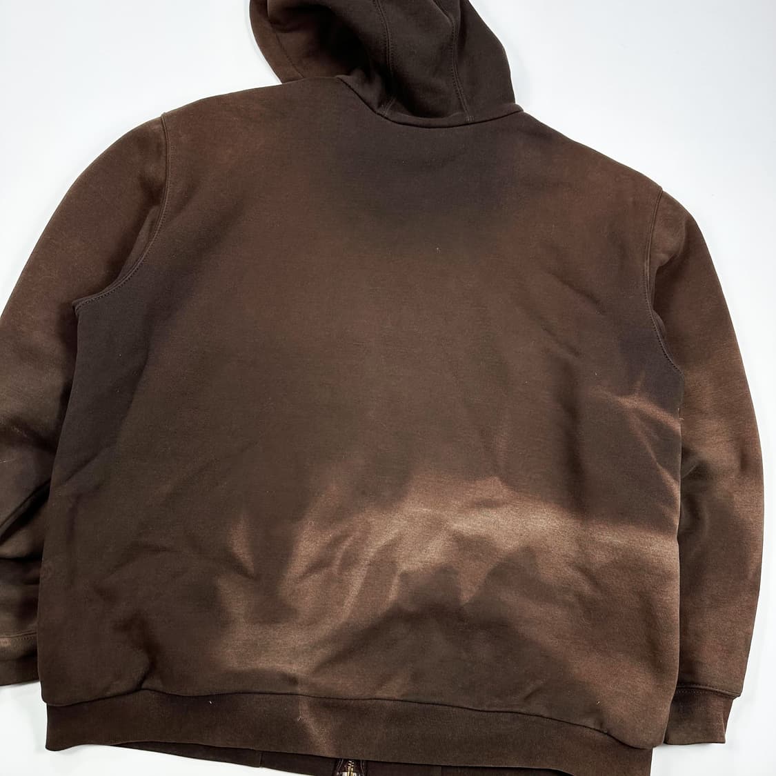 칼하트 OG 레인디펜더 썬 페이드 써멀 후드집업 브라운 L 상품이미지3