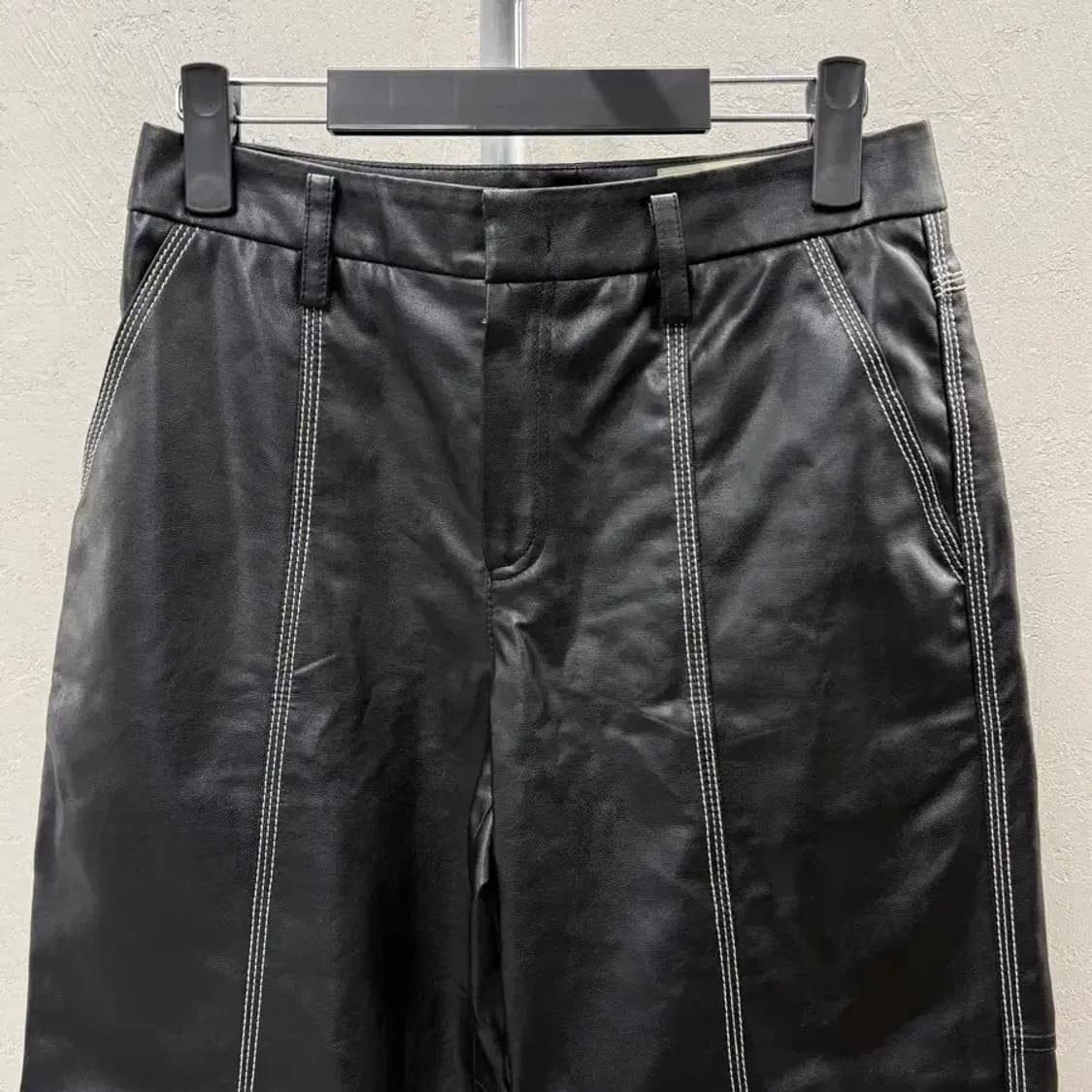 MATIN KIM 마뗑킴 stitch eco leather pants M 상품이미지3