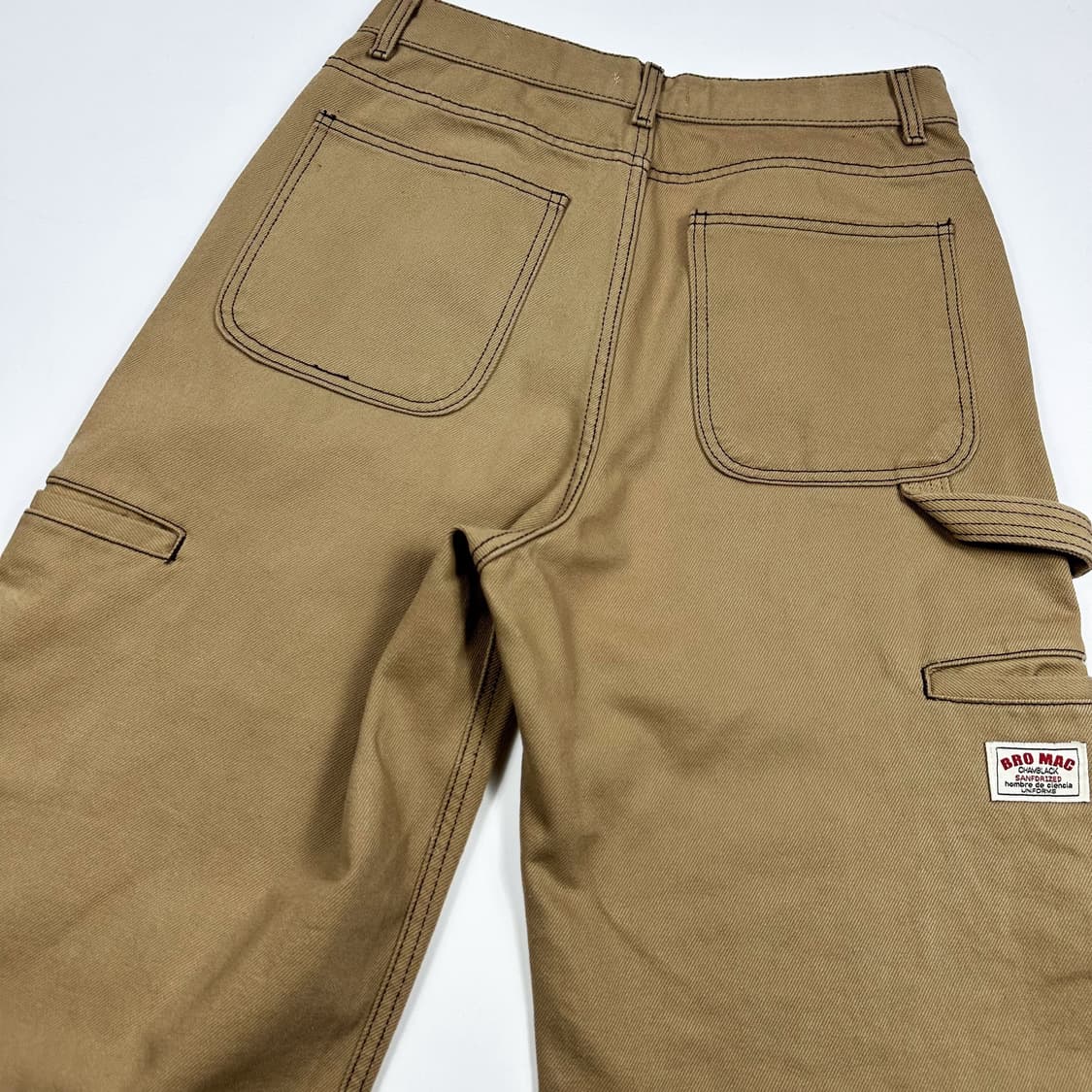 30 VTG 빈티지 와이드 카펜터 캔버스 워크팬츠 베이지 상품이미지4