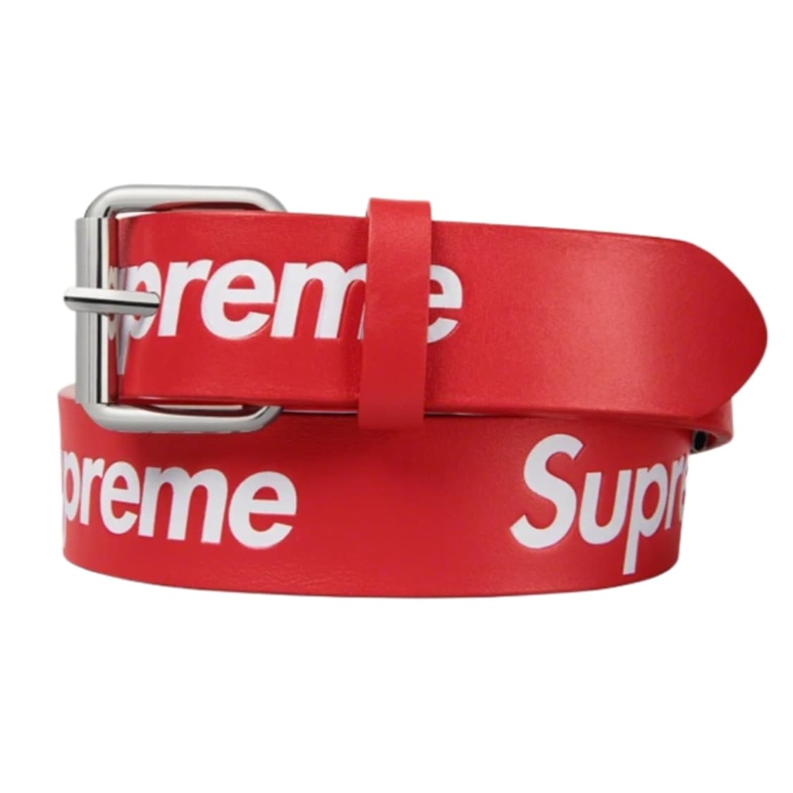 슈프림 리핏 레더 벨트 레드 - 22SS 상품이미지1