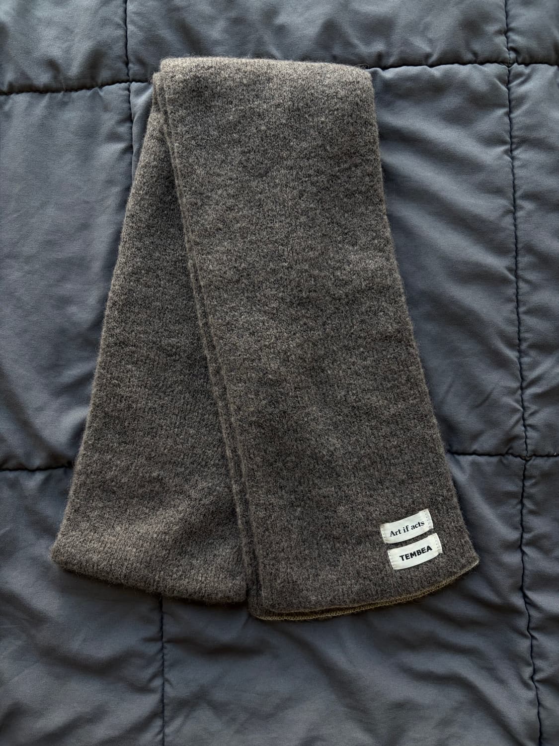 템베아 x 아트이프액츠 머플러 장갑 셋업 코코아레몬 상품이미지2