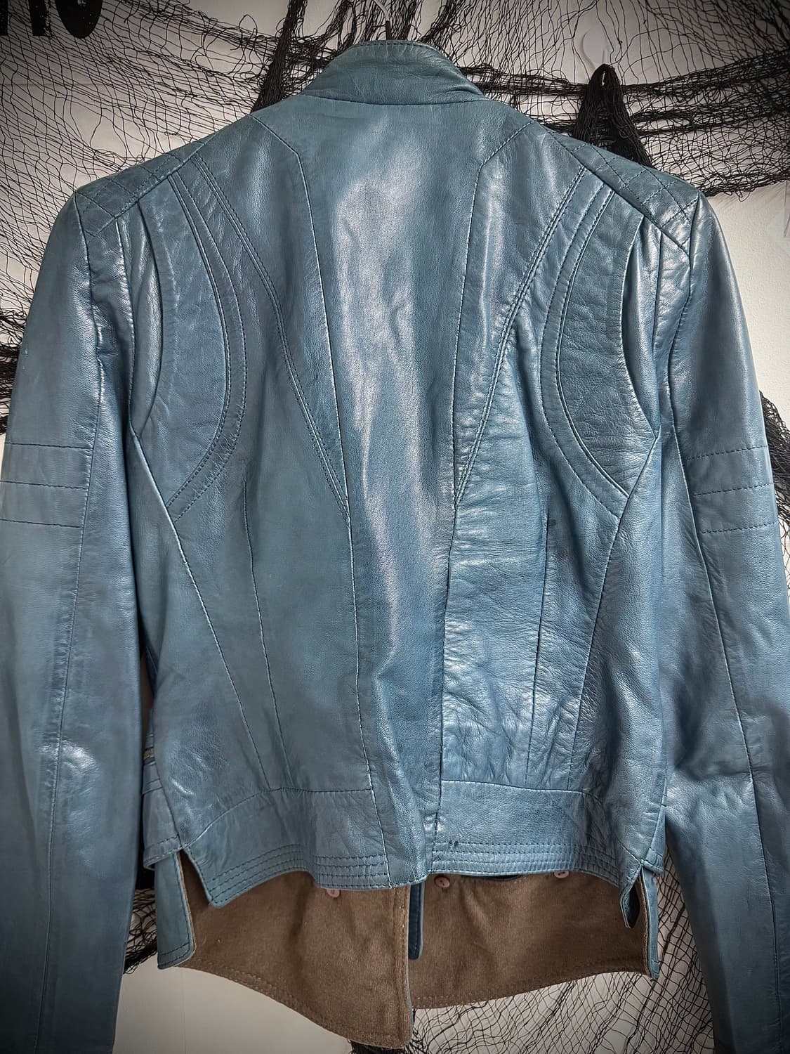 Real leather jacket 상품이미지5