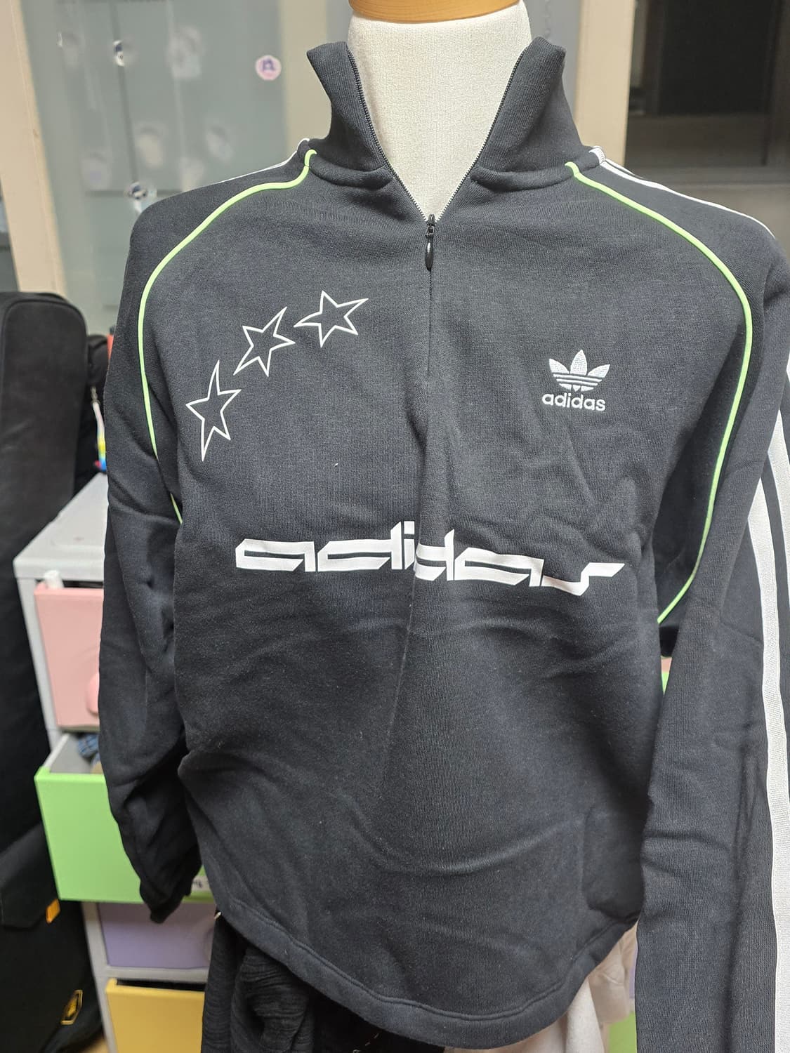 아디다스(퍼포먼스) 하프집 스웨트 셔츠 상품이미지4