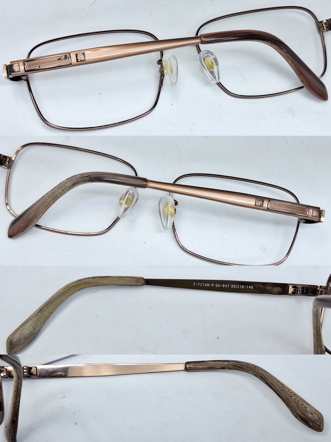 GALLET GA-947 티타늄 남성 메탈 안경테 55mm 비즈니스 일본 상품이미지7