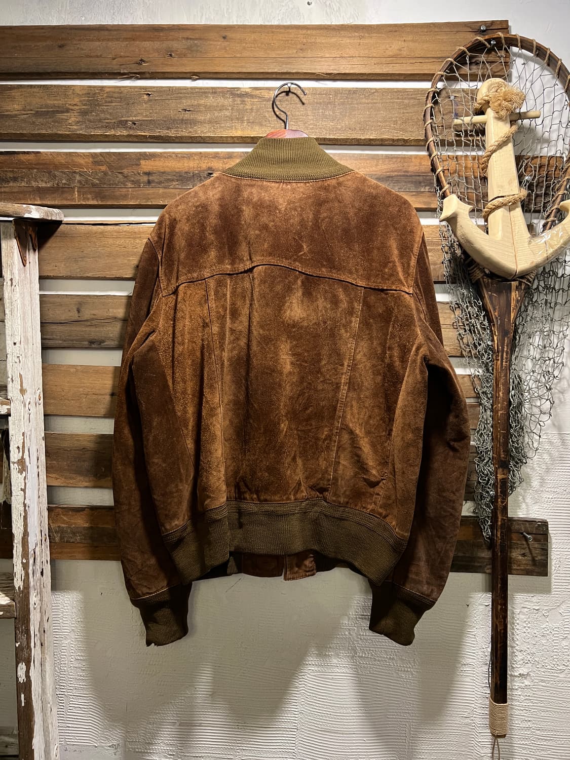 [M]90's 유로 빈티지 리얼 스웨이드 TYPE A-1 플라이트 자켓 상품이미지7