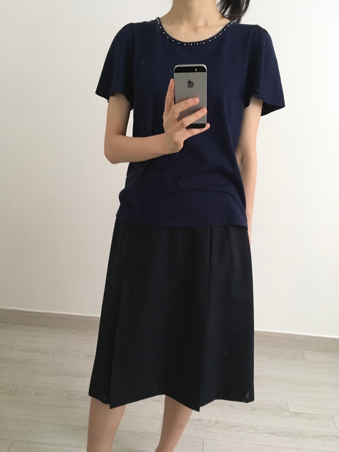 beads ribbon top 상품이미지7