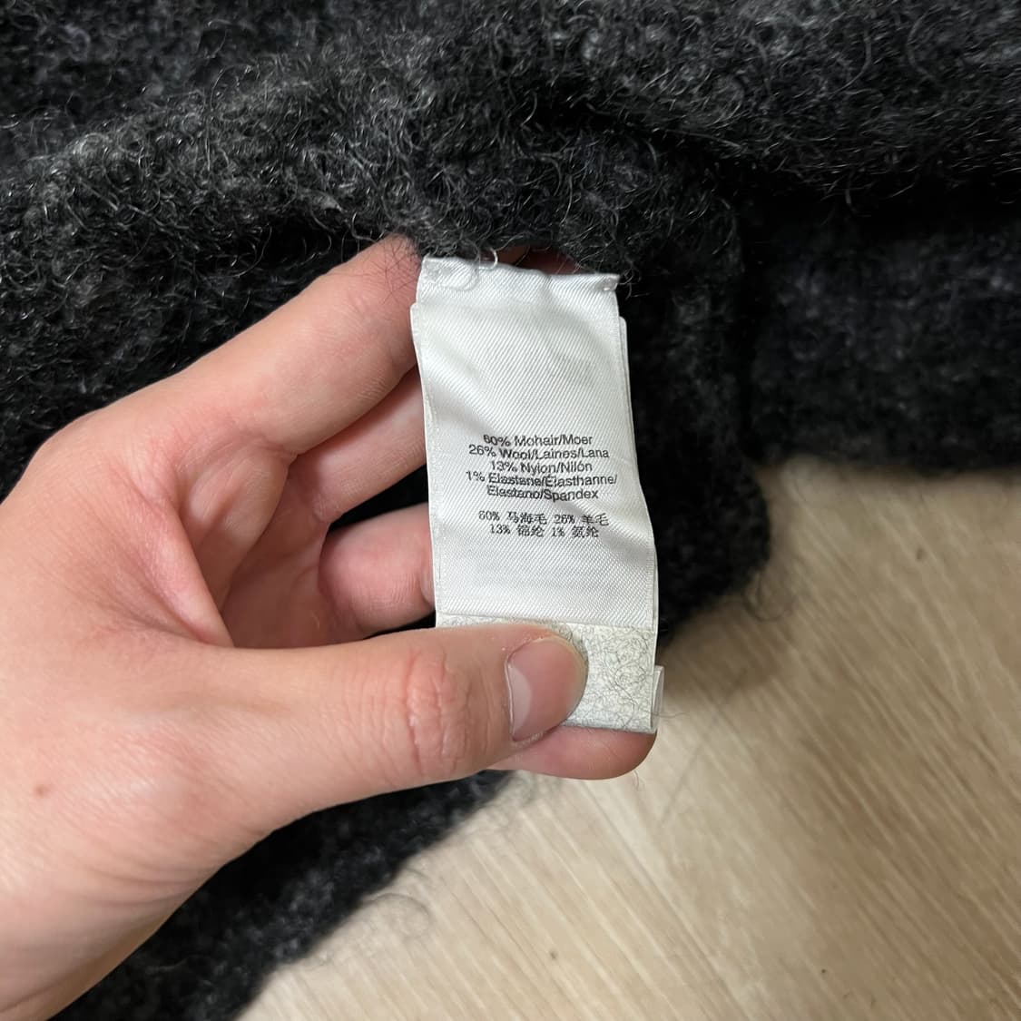 DKNY 뉴욕 여성 모헤어 롱 니트 가디건 S/90  상품이미지5