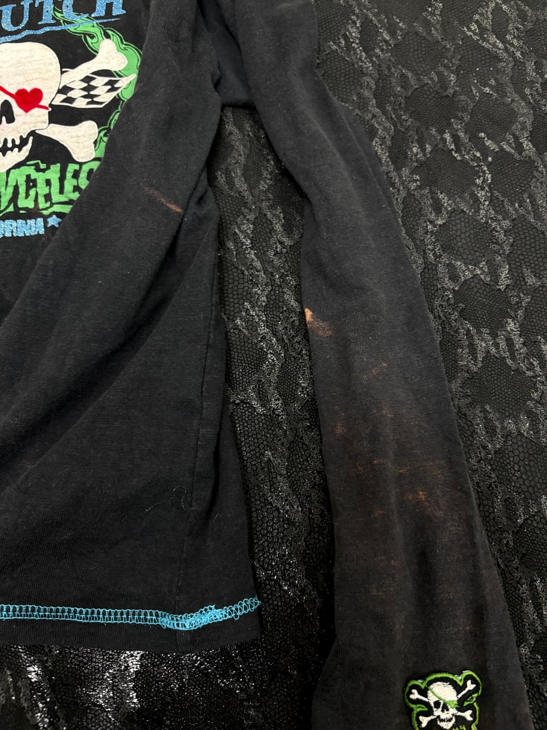 “VONDUTCH” Kitsch Skull Print Sleeve 상품이미지4