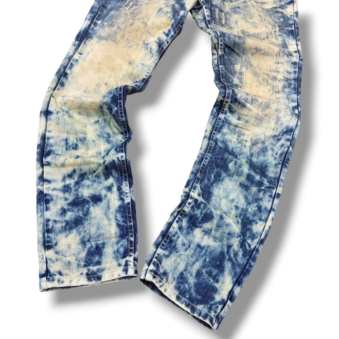 Semantic Design 타이다이 워싱 테이퍼드핏 데님 롱팬츠 상품이미지5