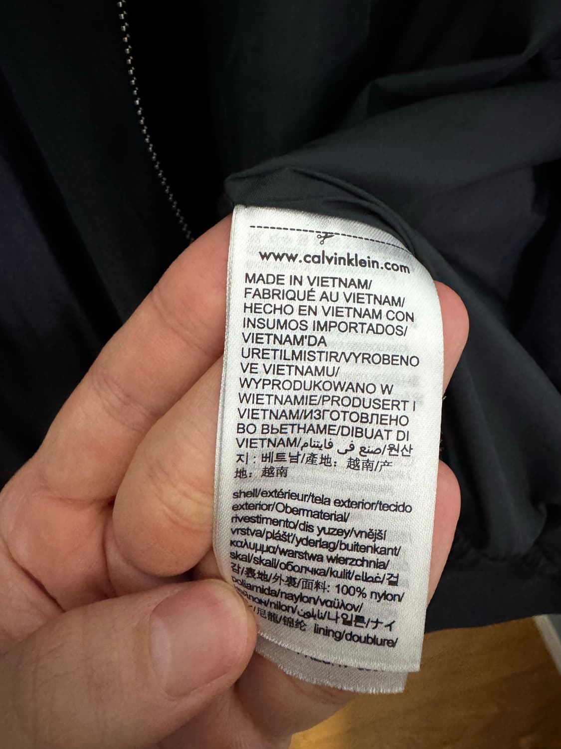 켈빈클라인 ma-1 바람막이 xxl 상품이미지3