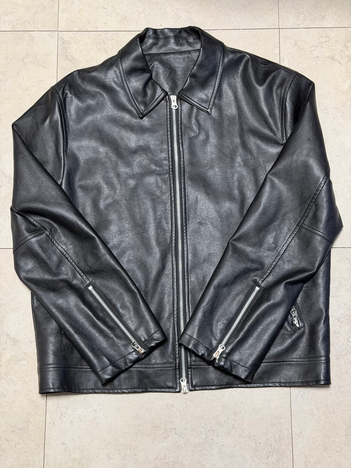 도미넌트 그래픽 레더자켓 L 상품이미지2