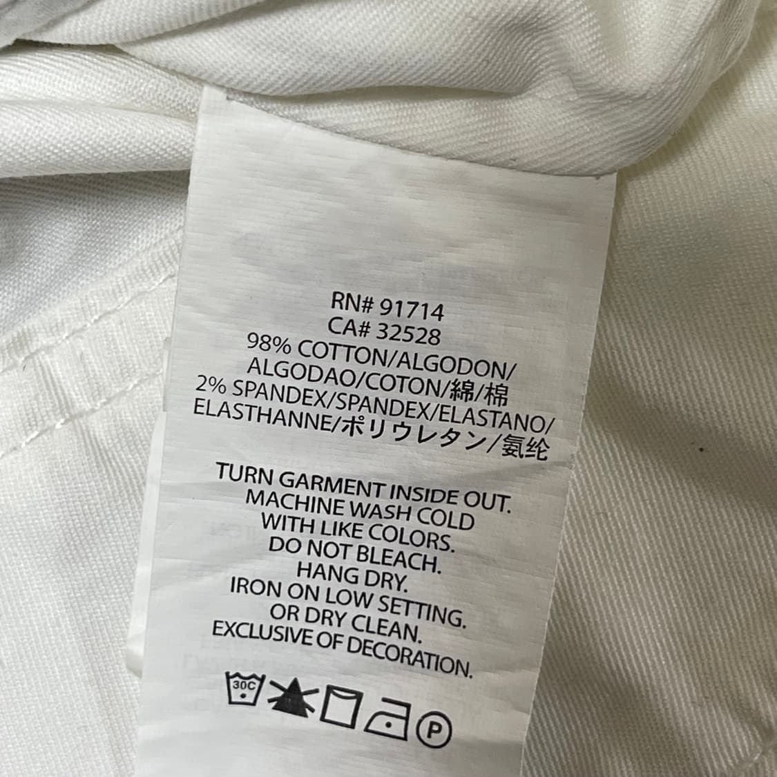 [L] ARMANI EXCHANGE 화이트 바이크 자켓 상품이미지7