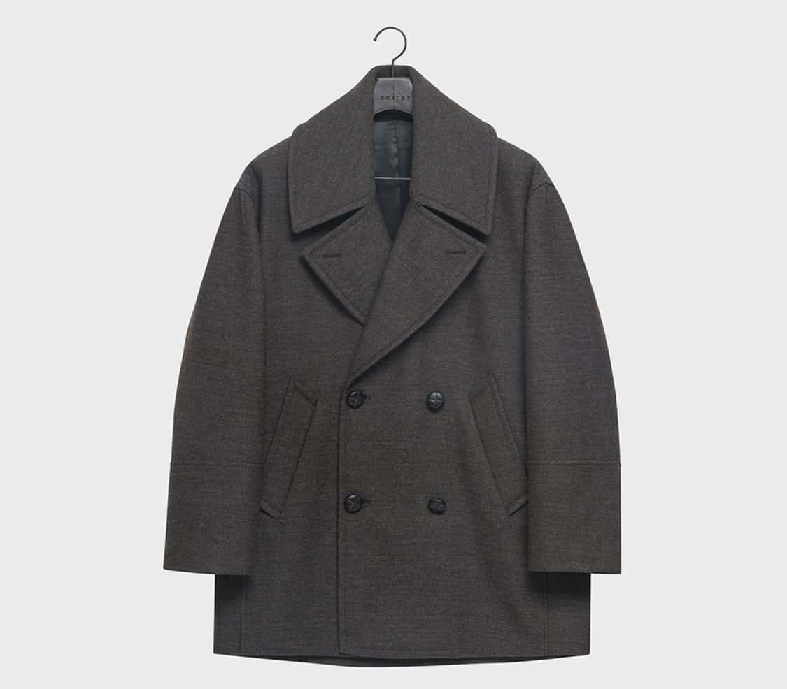 [48]노이어 울 트위드 피코트 상품이미지1