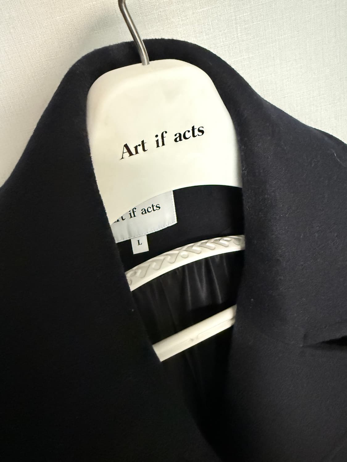 아트이프액츠 오버사이즈 피코트 네이비 L 상품이미지8