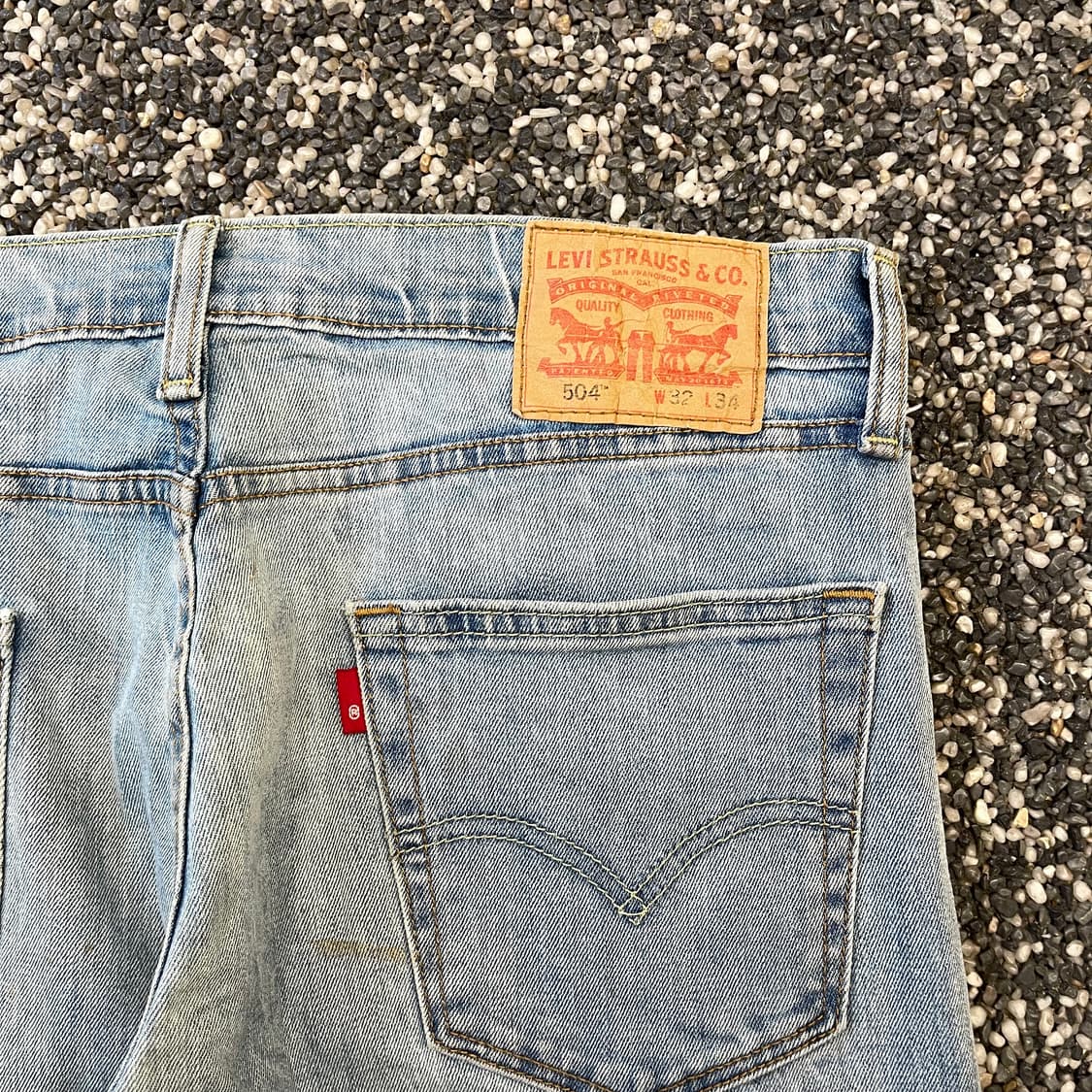 리바이스 504 연청 데님 (32) 상품이미지6