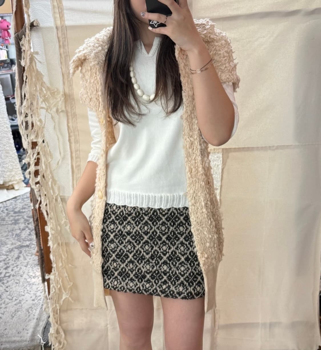 (택o) rosebud 니트 베스트 상품이미지2