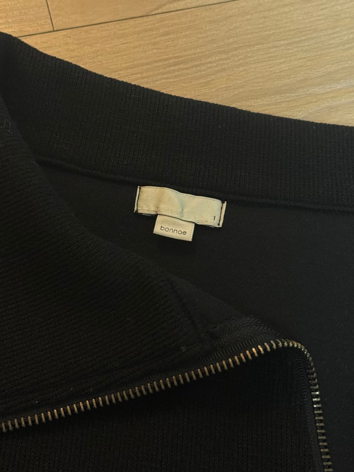 bonnae 울 언발란스 집업 상품이미지3