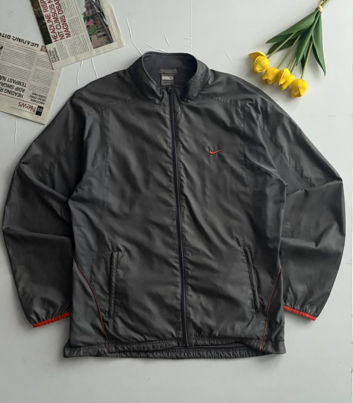 Nike 나이키 빈티지 그레이 윈드브레이커 상품이미지2