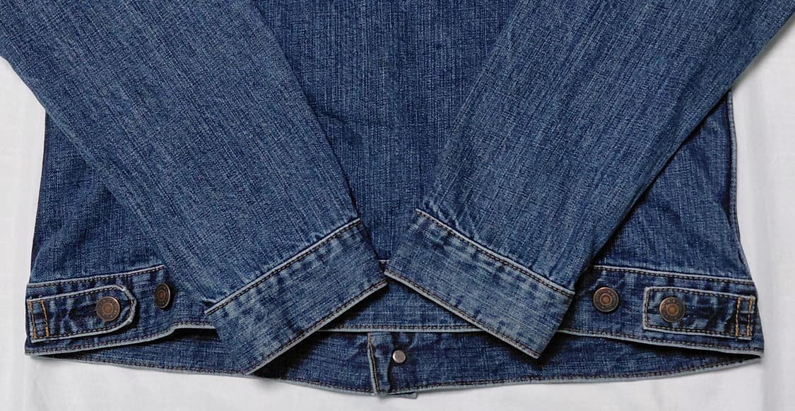 [L] 에드윈(EDWIN) 인터내셔널 베이직 데님 자켓 - 클래식 중청 상품이미지9