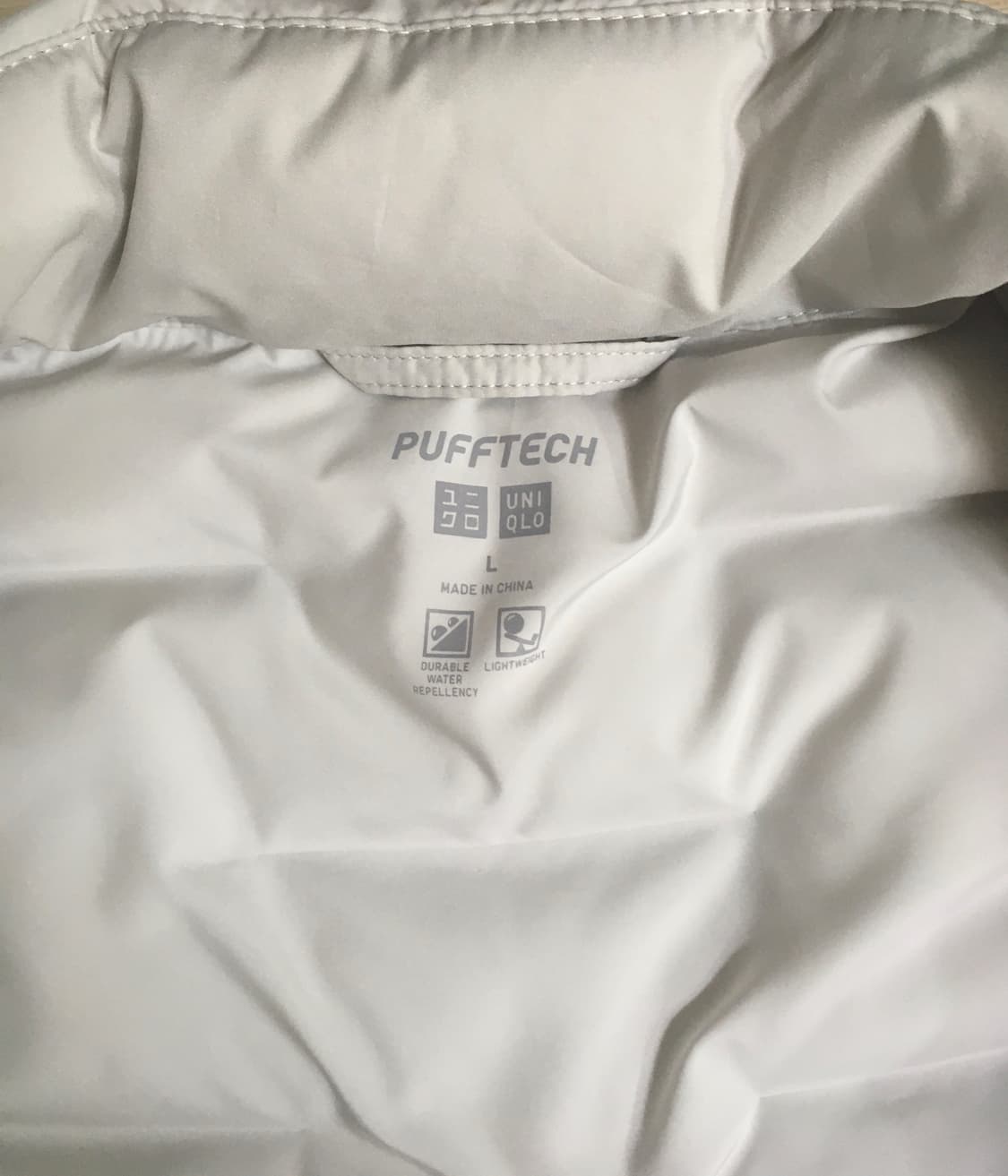 유니클로 PUFFTECH재킷(논퀼팅) 01 OFF WHITE 상품이미지3