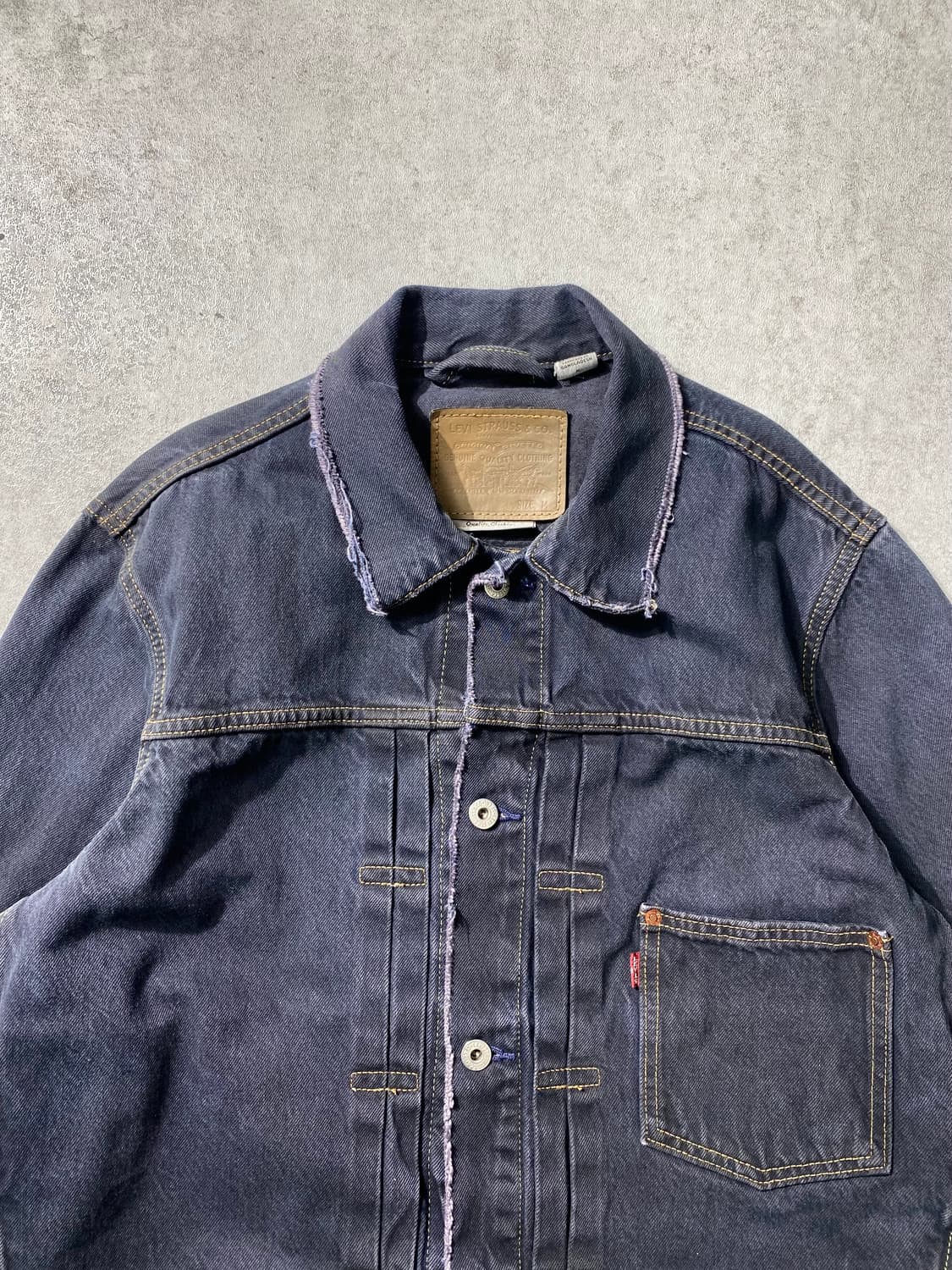 [M] Levi's 리바이스 프리미엄 1세대 복각 데님 자켓 상품이미지2