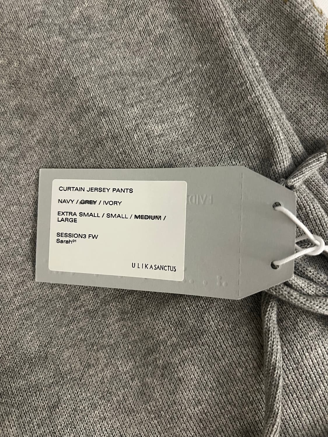 울리카상투스 curtain jersey pants 상품이미지6