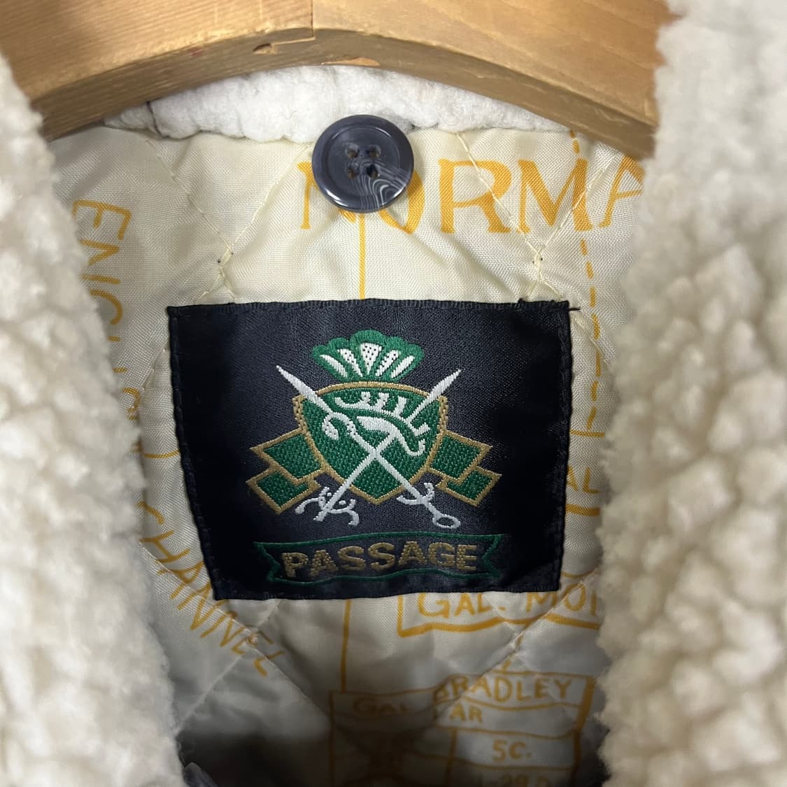 [JPN] 90's Passage 재팬 자수 쉐르파 봄버자켓 상품이미지5