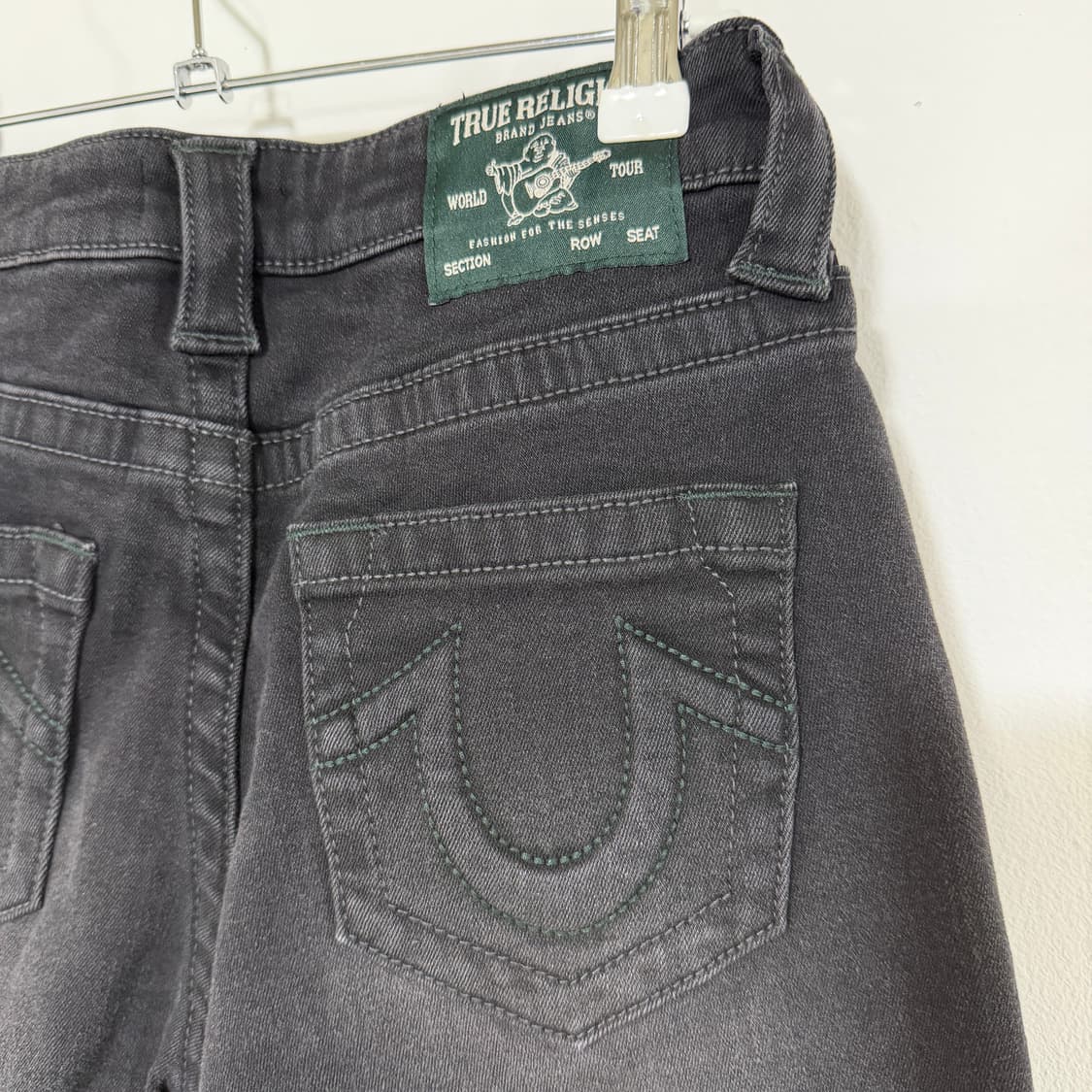 [26] 트루릴리전 부츠컷 블랙진 청바지 상품이미지5