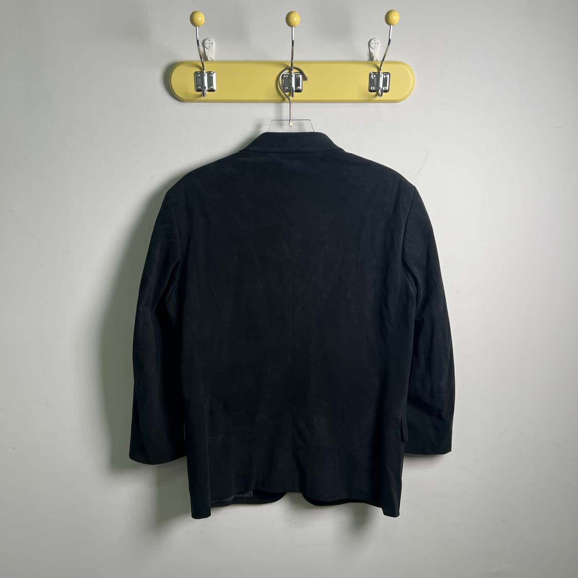 버버리 블랙 스웨이드 싱글 블레이저 상품이미지2