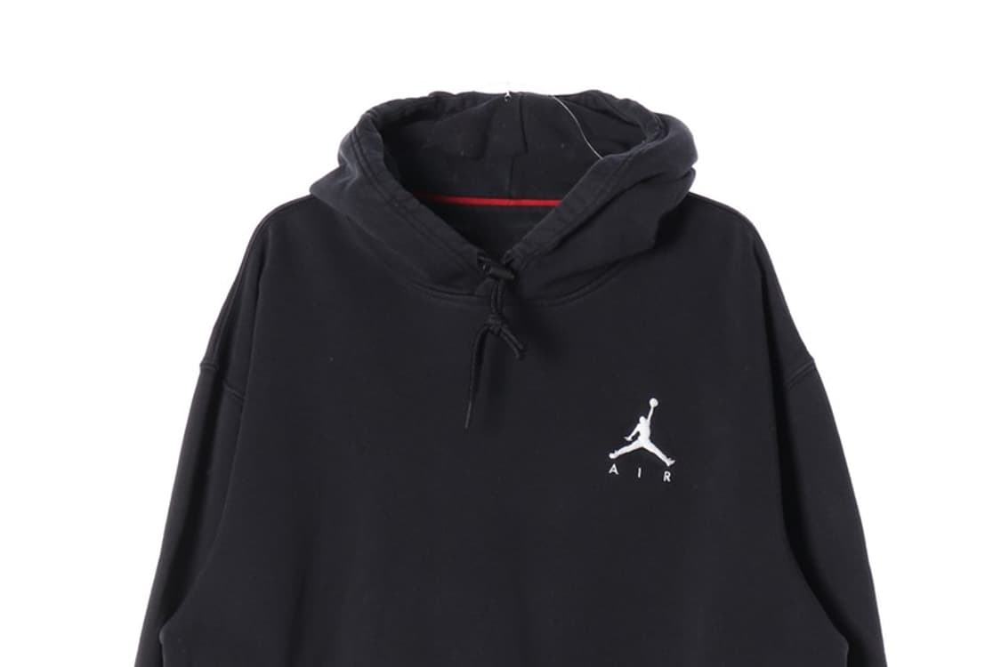 조던 점프맨 에어 로고 블랙 후드티 L 상품이미지3