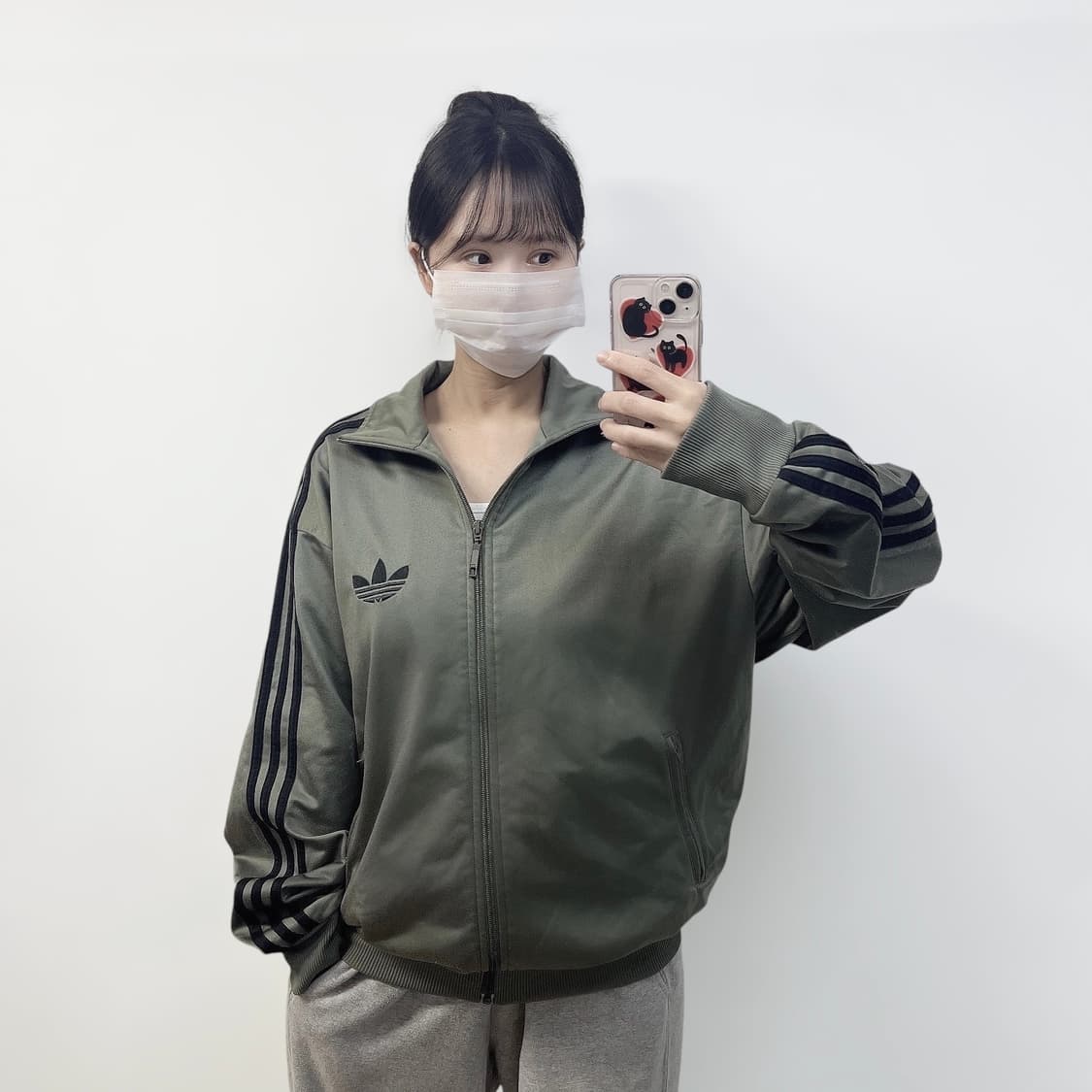 아디다스 og 파이어버드 트랙탑 져지 카키 대장급 상품이미지1