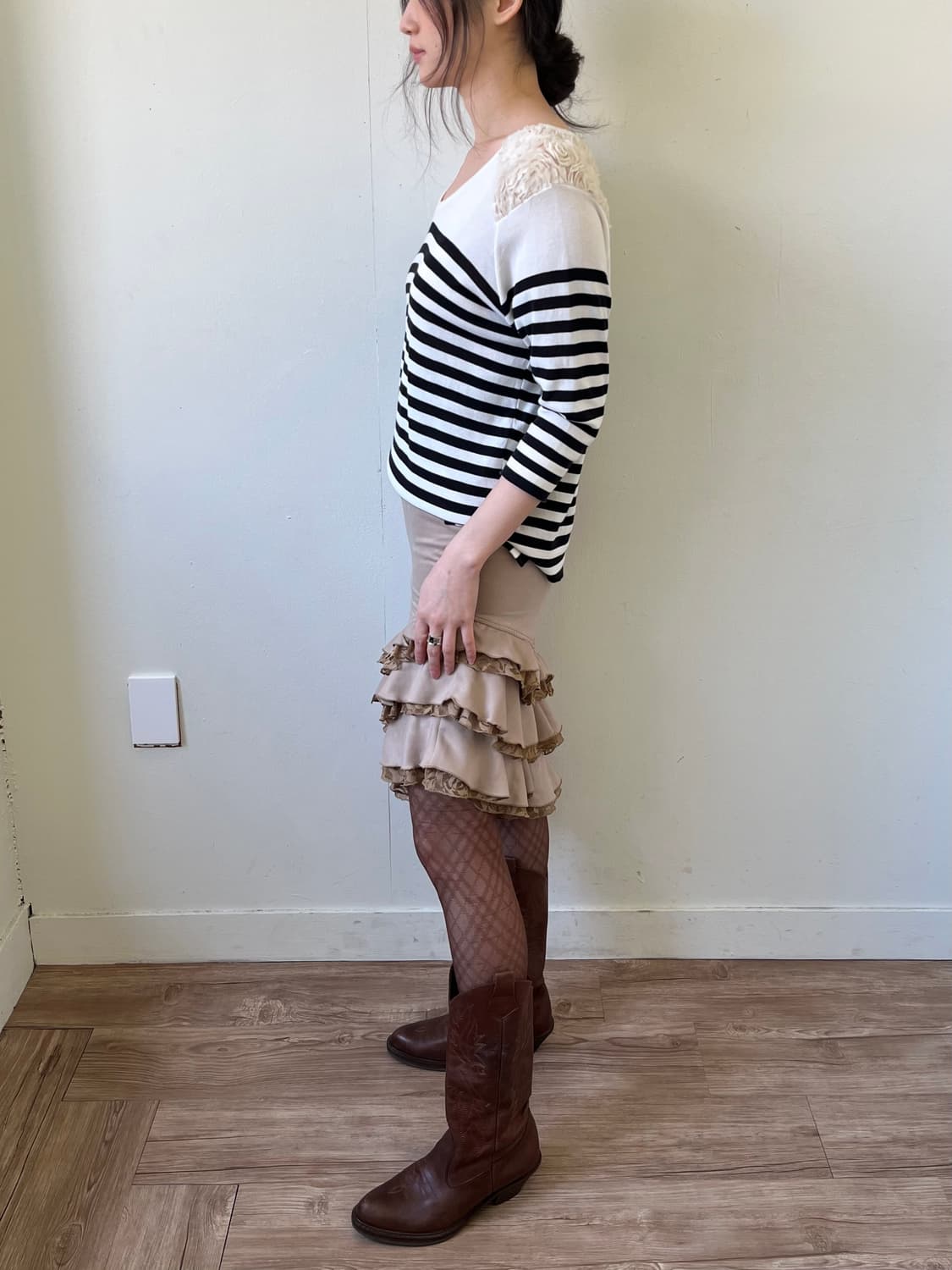 Ryu Ryu 언발란스 스커트 상품이미지8