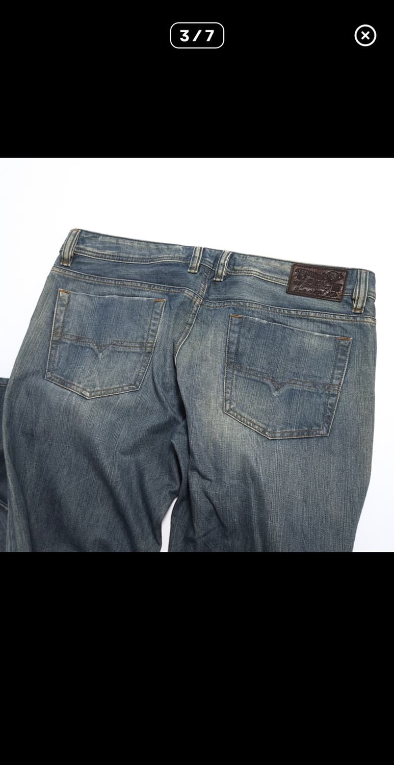 디젤 바이커 워싱 데님팬츠 36 상품이미지2