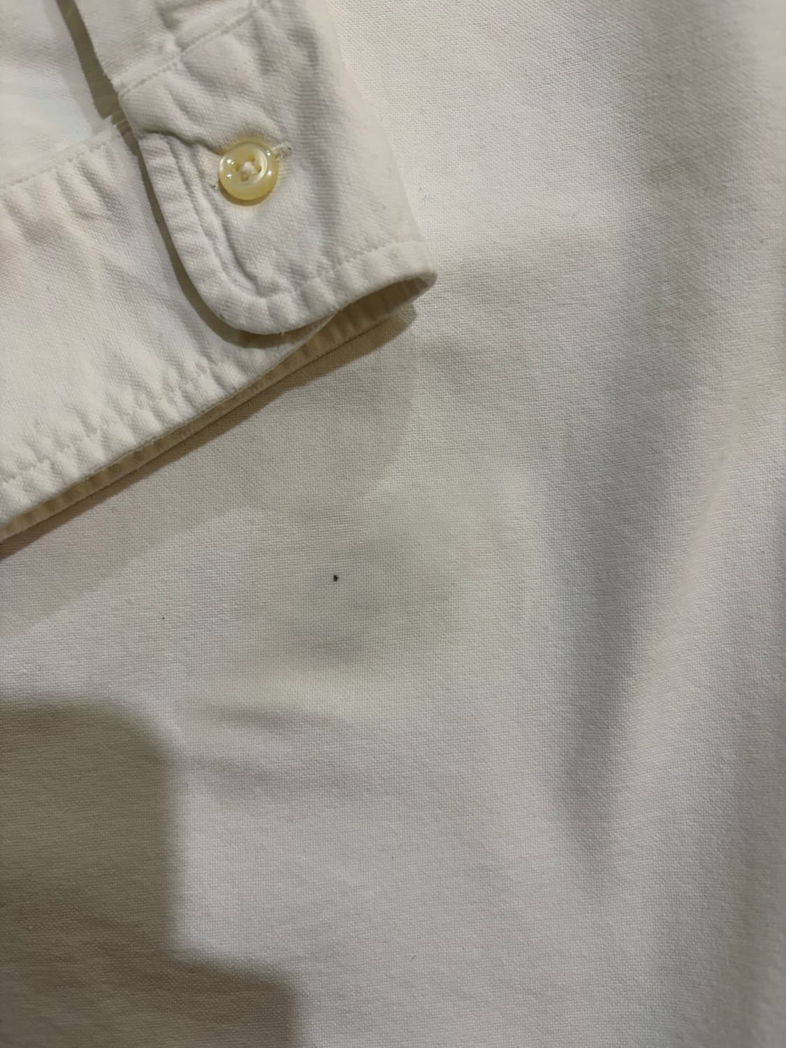 XXL) 90s 폴로 랄프로렌 야머스 셔츠 화이트 상품이미지3