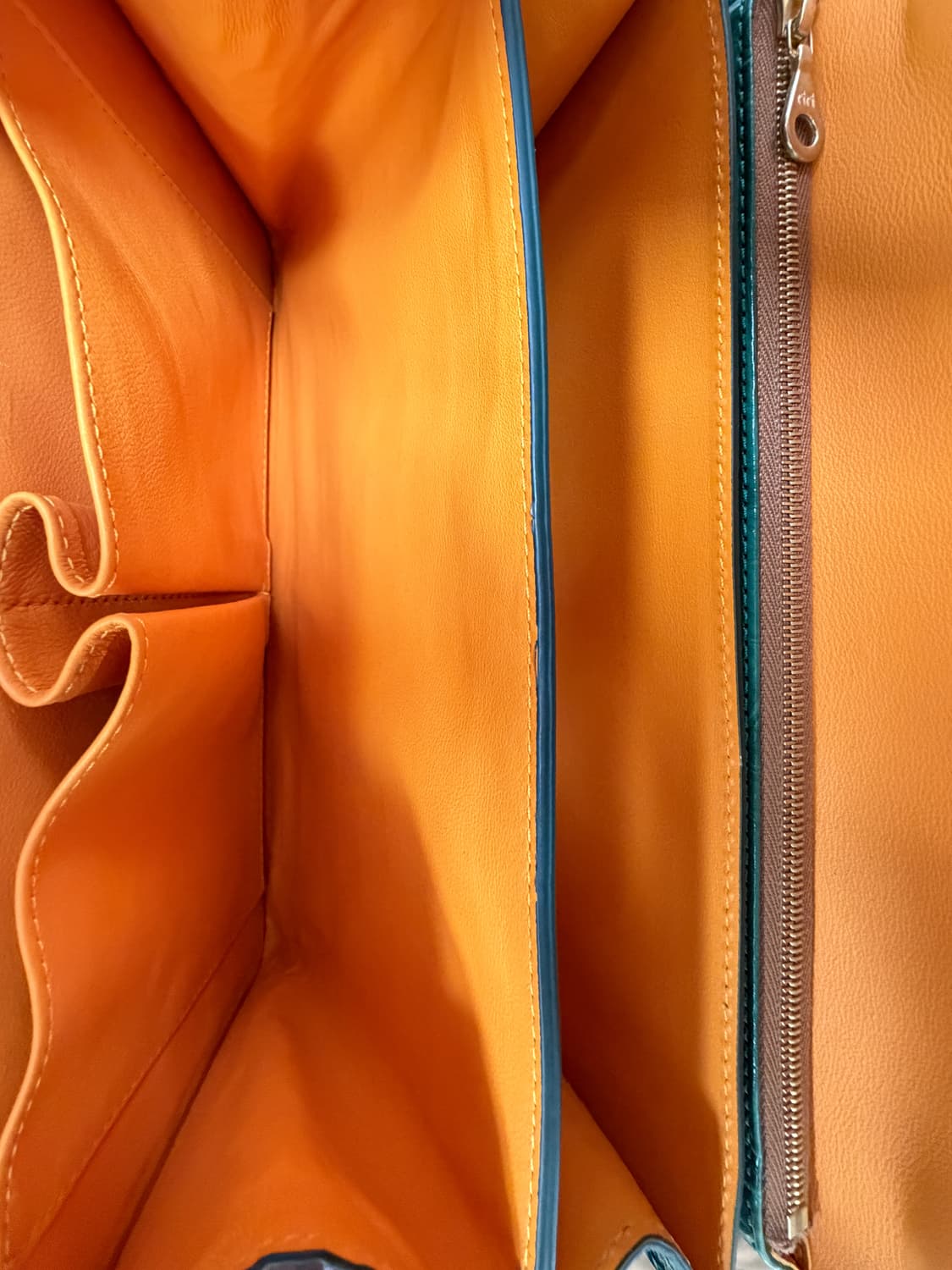 르슈아 드 주이 크로커다일 패턴 레더 숄더백 상품이미지7