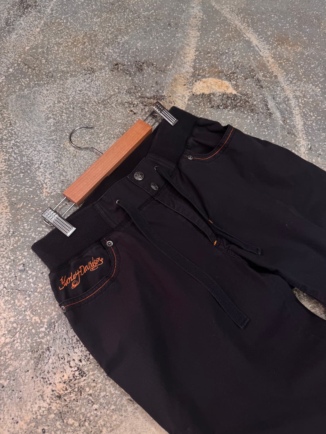 할리데이비슨 여성코튼팬츠 바이크 y2k 상품이미지2