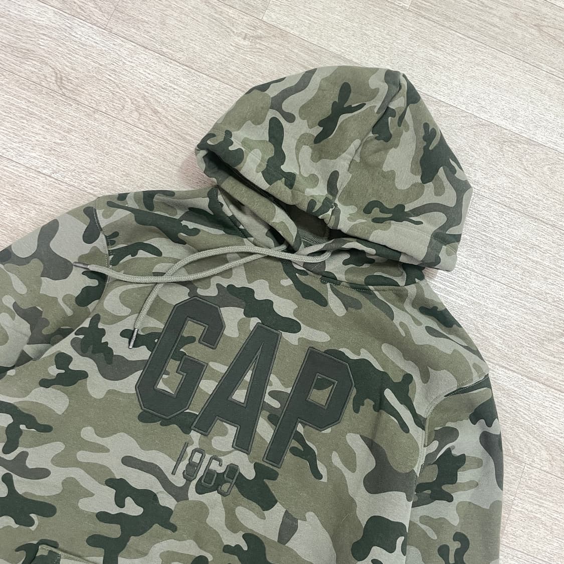 갭 카모 기모 후드 상품이미지2