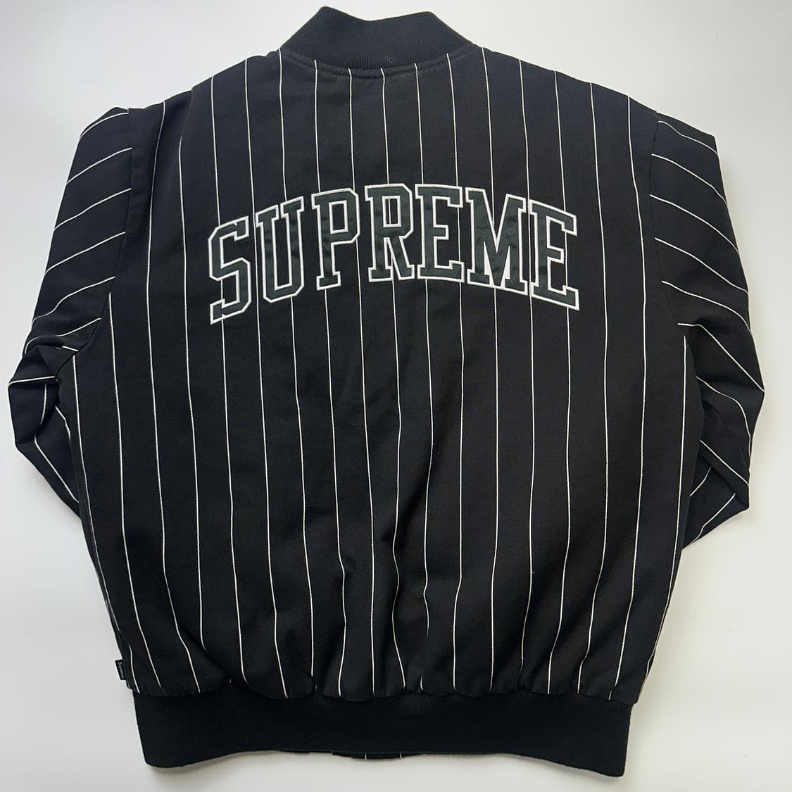 SUPREME 19SS Pinstripe 슈프림 바시티 자켓 상품이미지7