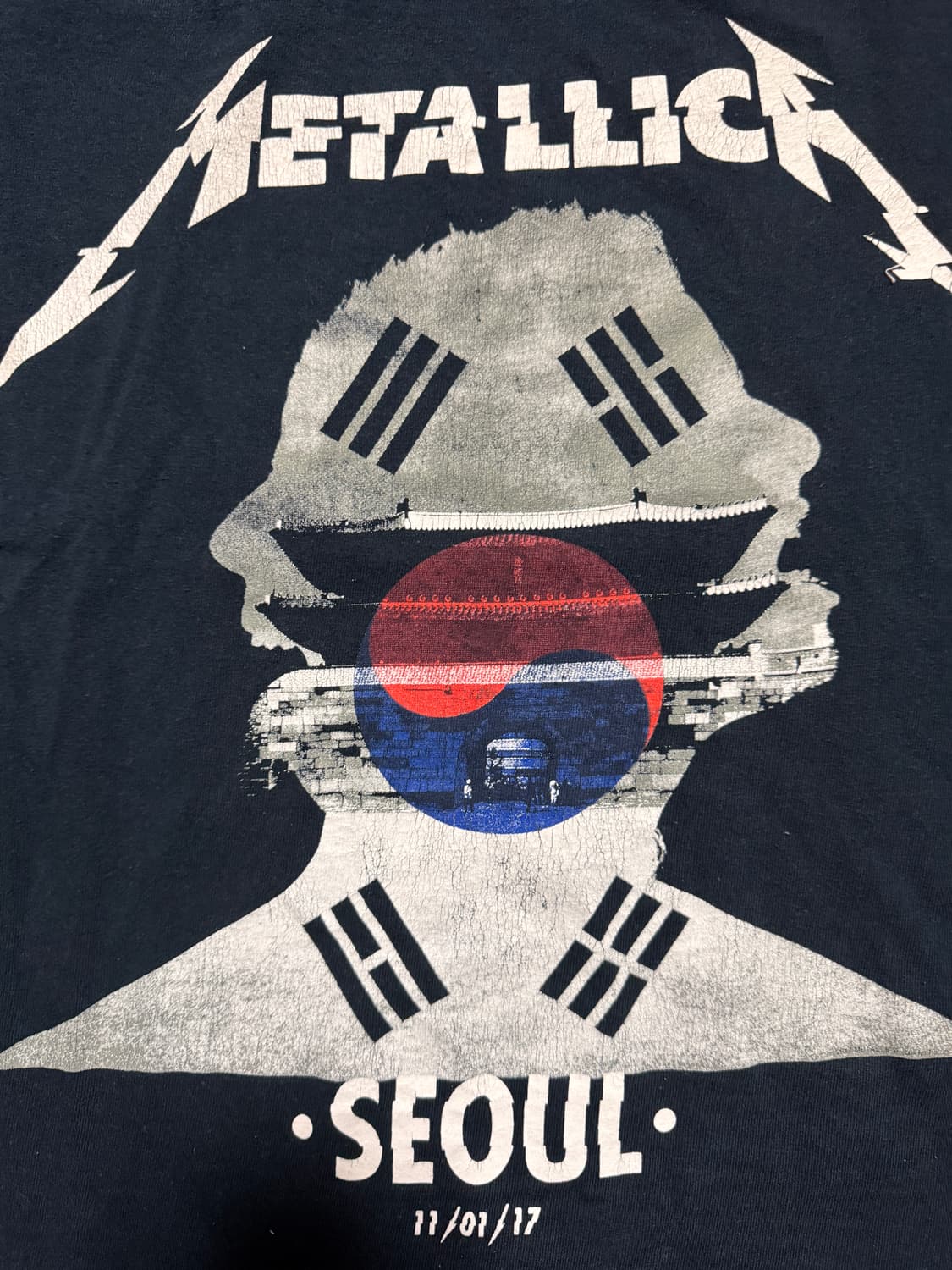 17년 메탈리카 Korea Exclusive 밴드티 상품이미지2