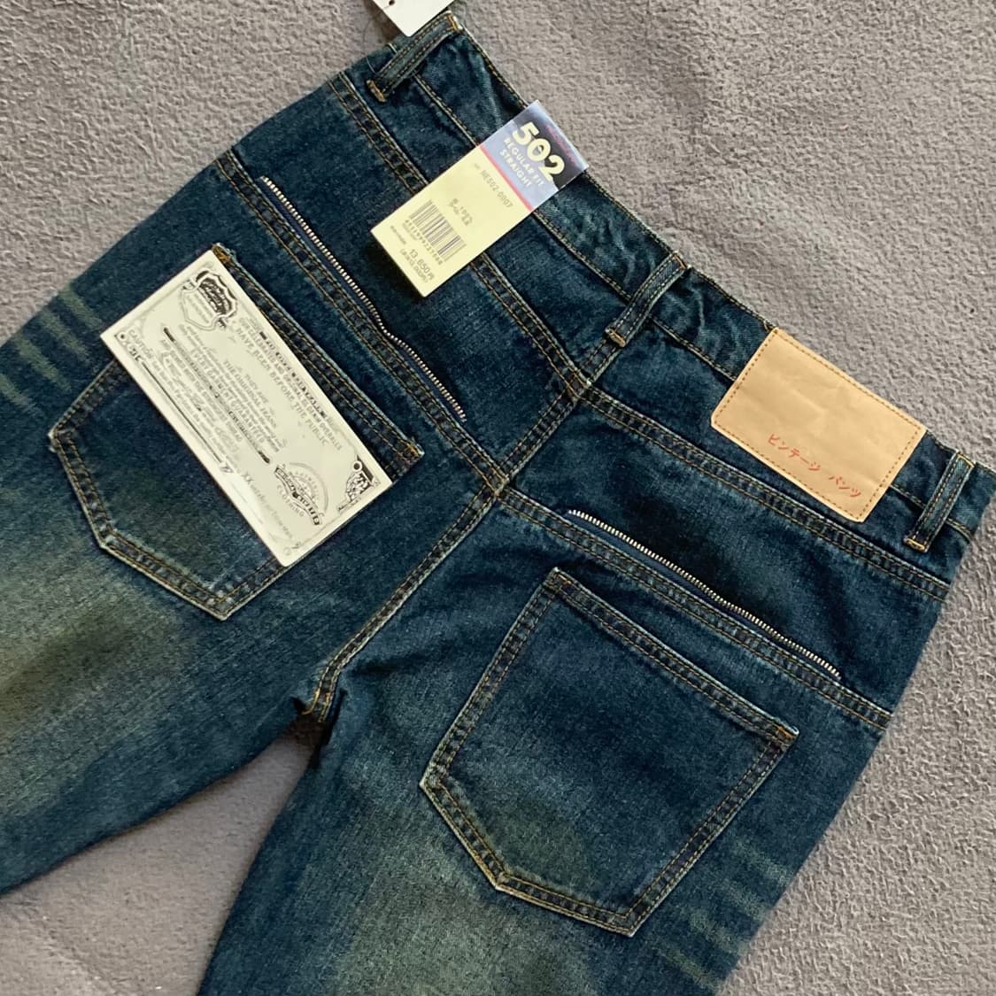 JPN 502 레귤러핏 스트레이트 데님팬츠 SIZE 32 상품이미지4
