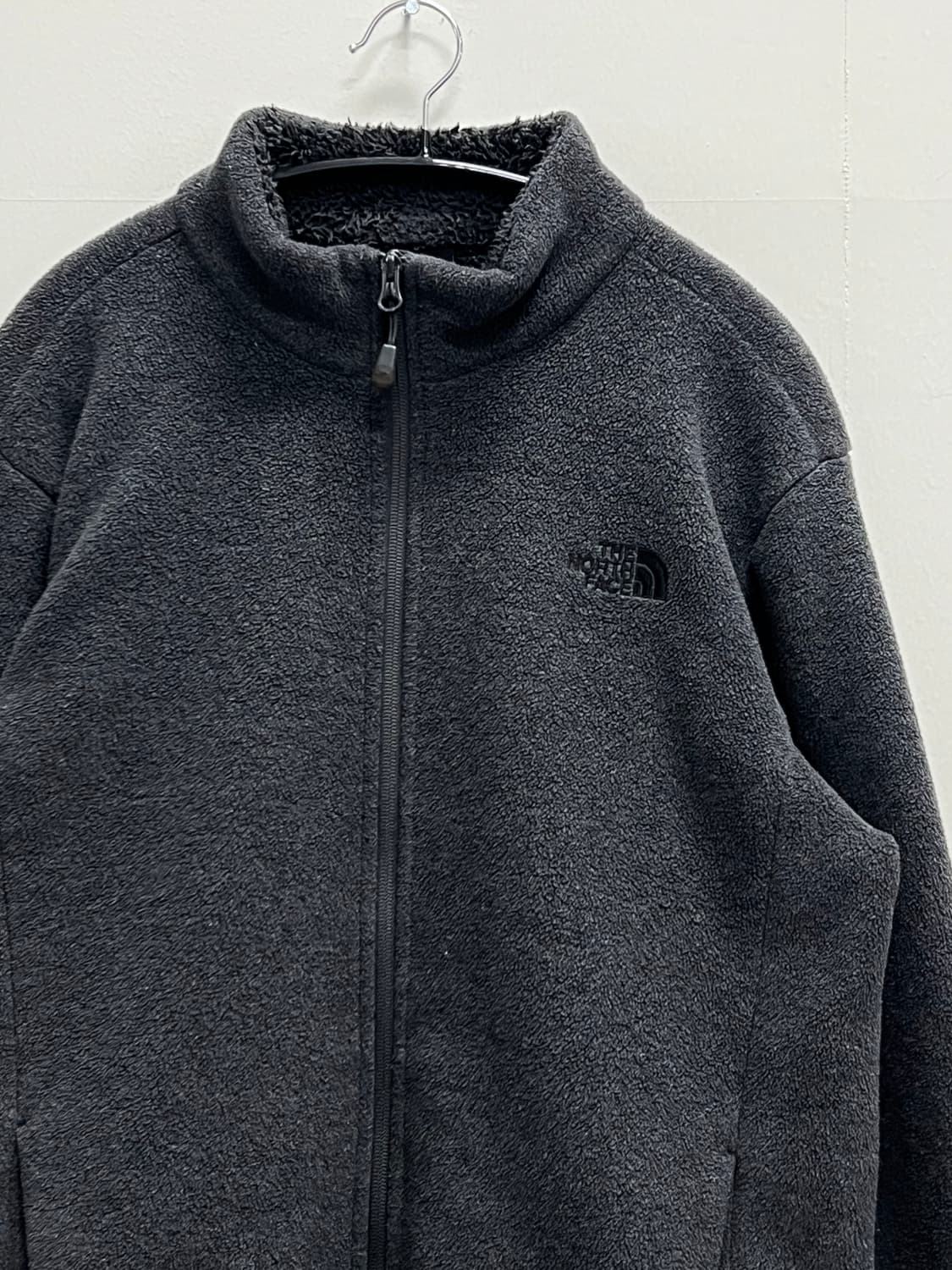 노스페이스 보아 플리스 집업 자켓 차콜 상품이미지3