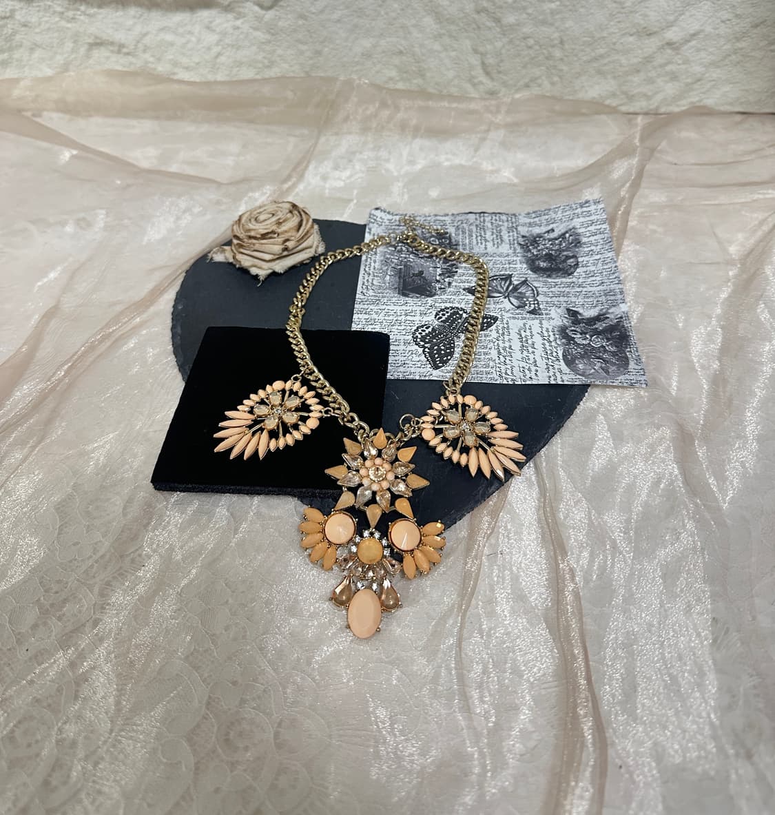 빈티지 중세 오리엔탈 쿠바체인 목걸이 상품이미지2