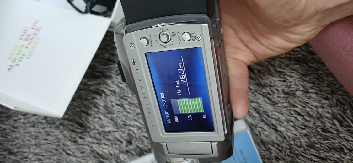 풀박 빈티지 캠코더 jvc victor gz-mg575  상품이미지7