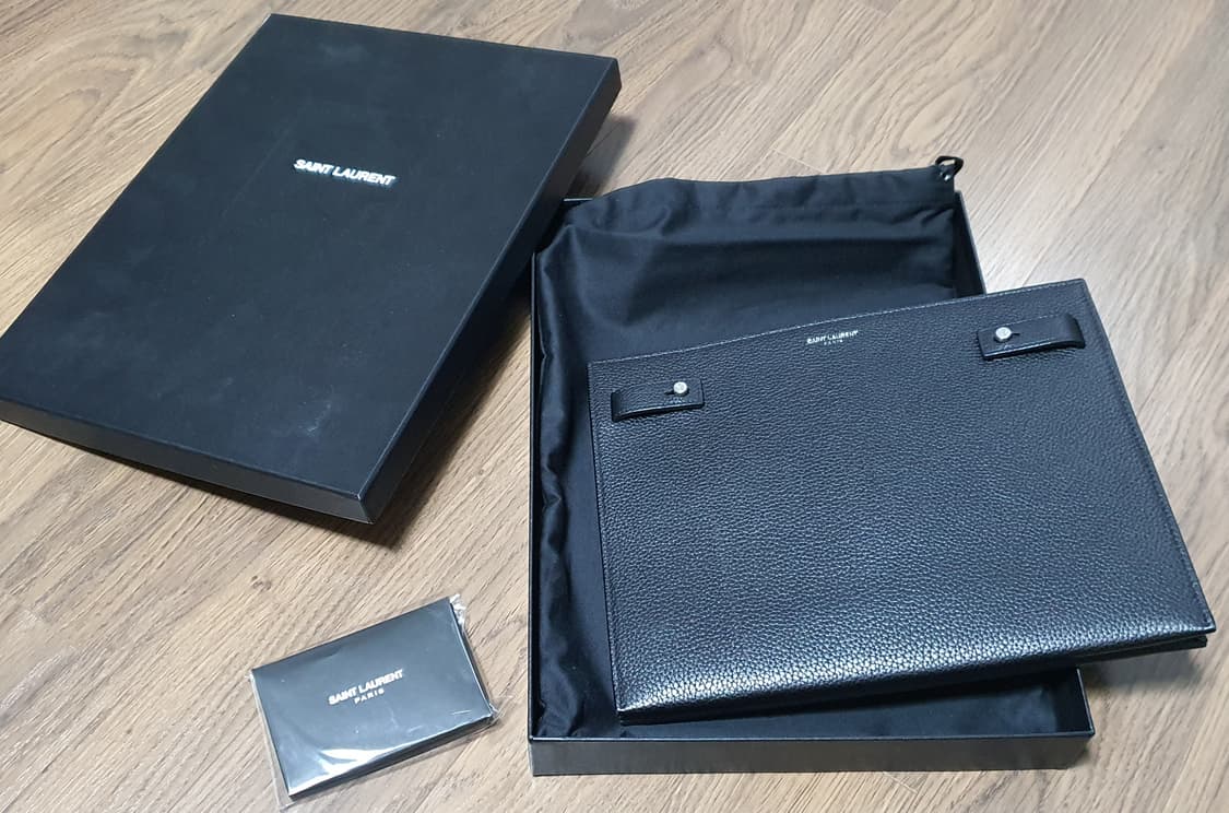 생로랑 삭드주르 클러치 블랙 상품이미지1