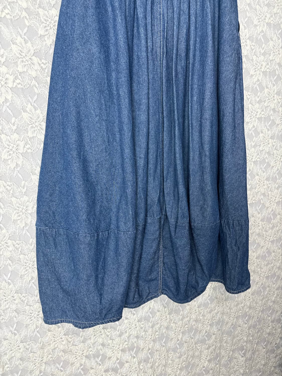 데님 벌룬핏 롱 스커트 상품이미지9