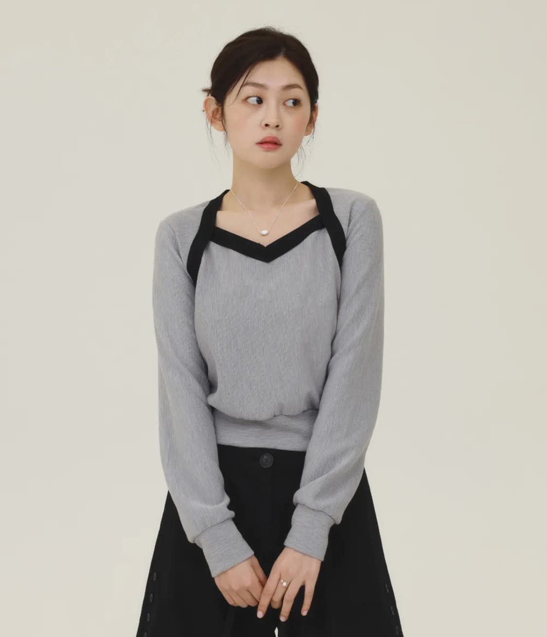 유제 neck top 상품이미지1