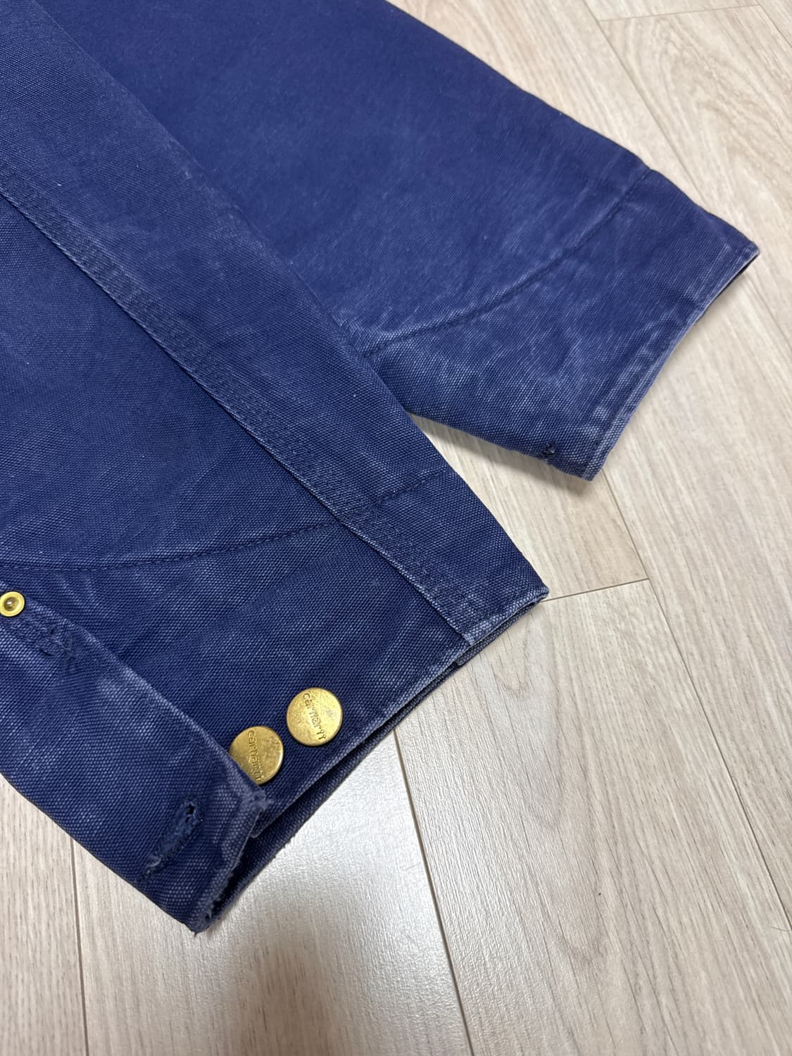 90s Carhartt 칼하트 CB102 Navy 초어 코트 상품이미지10