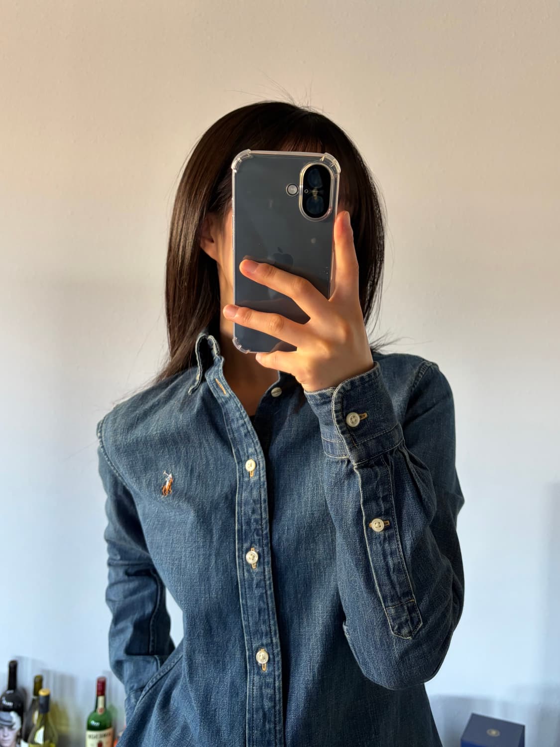 [XS]폴로 랄프로렌 커스텀핏 여성 데님 셔츠 상품이미지2